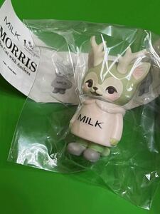 メディコムトイ VAG MORRIS × MILK グリーン ひなたかほり モリス パッケージ未開封 MEDICOM TOY ガチャ