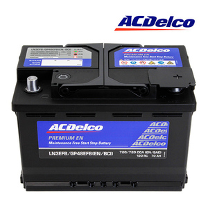 【ACDELCO 正規品】バッテリー LN3EFB メンテナンスフリー アイドリングストップ対応 アウディ AUDI 14-21y S3 スポーツバック 8V