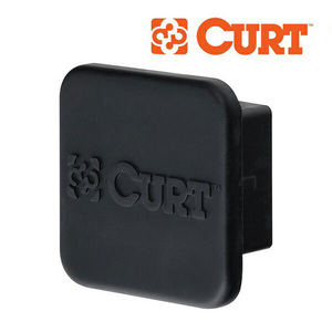 【CURT 正規品】 ヒッチカバー ヒッチキャップ 22272 ロゴ有 ラバー製 2インチ角 約50mm