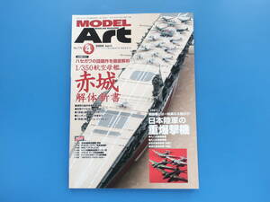 MODEL Art モデルアート 2009年4月号 No.770/匠プラモ/特集:1/350航空母艦赤城解体新書ハセガワの話題作を徹底解析資料/日本陸軍の重爆撃機