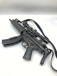 【サバゲー】 東京マルイ MP5SD6? 全長約49cm トイガン エアガン ブラック 肩紐付き