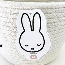 ミッフィー miffy ロープバスケット（M) ホワイト インテリア_画像4