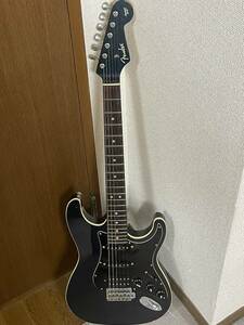 【送料無料】Fender silver series japan stratocaster ストラトキャスター エレキギター ブラック ソフトケース付き 日本製 ビンテージ