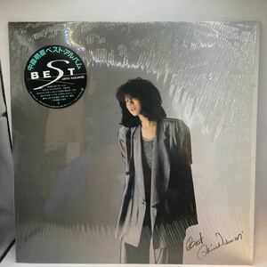 再生良好 LP シュリンク ステッカー インサート付 中森明菜 BEST L-13030 ベスト アルバム NAKAMORI AKINA