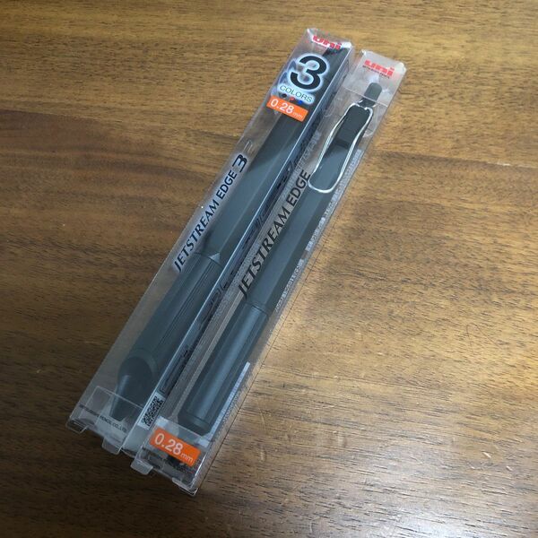 新品 ジェットストリーム エッジ エッジ3 3色ボールペン JETSTREAM EDGE3 0.28 油性ボールペン 三菱鉛筆 