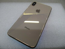 売切り！SIMロック解除済 au Apple iPhone Xs Max 64GB ゴールド NT6T2J/A 判定○SIMフリー 裏面ヒビあり_画像2