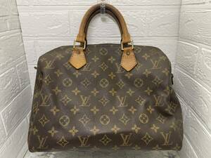 LOUIS VUITTON ルイヴィトン M41526 スピーディ30 モノグラム ハンドバッグ ミニボストン ファスナー金具破損 SP1905 USED