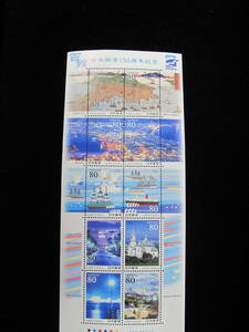 平成21年 日本開港150周年記念切手 函館 80円切手　記念切手シート ⑥