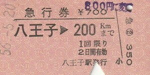 E101.中央本線　八王子⇒200キロ　56.5.20【3848】