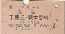 L412.JR西日本　北陸本線　木ノ本から大阪　千里丘・塚本　間ゆき　彦根・東海経由　3.5.7【6652】_画像1