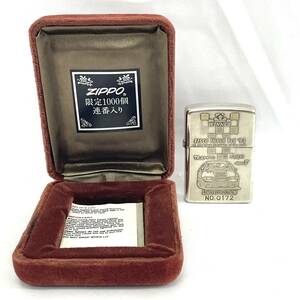 【4721】ZIPPO ジッポー FISCO INTER TEC '93 TRAMPIO BP 限定 93年製 限定1000個 連番入り オイルライター 喫煙具 煙草 タバコ たばこ