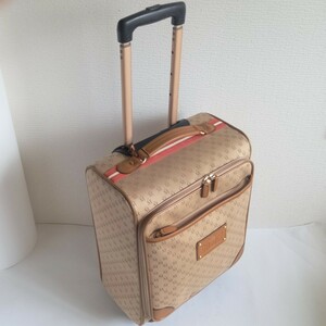 ミキモト MIKIMOTO キャリーバッグ キャリーケース スーツケース 【 鍵・ベルト・保存袋つき】 出張 旅行 ブラウン系