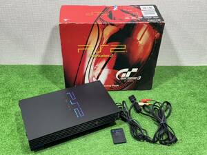 （M443)【SONY】プレイステーション2　本体　SCPH-35000　GRAN　TURISMO　3　レーシングパック箱付き