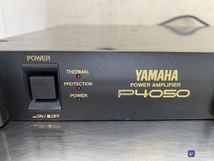 B053 YAMAHA POWER AMPLIFIER P4050 ヤマハ パワーアンプ 通電確認のみ ジャンク中古品_画像4