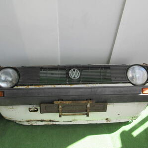 VW フォルクスワーゲン GOLF1 ノーズカット フロントバンパー ヘッドライト左右セット 中古 ☆060216ｒｓの画像1