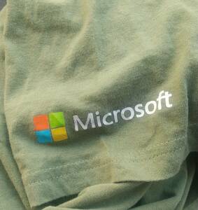 マイクロソフト Tシャツ☆Microsoft ロゴ ビンテージ オーバーオール デニム ジャケット ベスト ロンT ナイロン パソコン アメリカ USA製