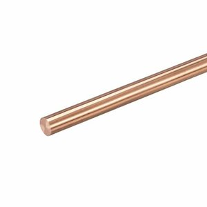 ソリッド銅丸棒旋盤バーストック DIYクラフト CNCカッティング用 直径6 mm 長さ150 mm
