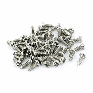 セルフタッピング・ネジボルト M3 x 8mm クロスパンヘッド ステンレス鋼 50個入り