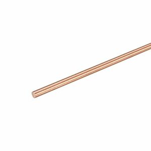 銅製丸棒旋盤バーストック DIYクラフト CNCカッティング用 直径3 mm 長さ200 mm