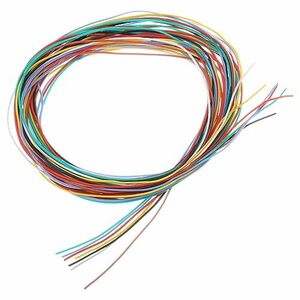 30ゲージワイヤー シリコーンワイヤー 30AWG 電線 撚線 錫メッキ銅線 高温接続ワイヤー 7カラー 3.0 M カーモデル電化製品用