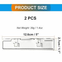2 個シルバートーンアルミメモリヒートシンクシムクーラー冷却フィンメモリヒートスプレッダー DDR SDR RAM_画像4