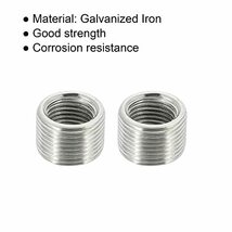 ねじ切りナット インサートナット パイプ変換スリーブレデューサー M14オス-M10メス 10mm長さ_画像4