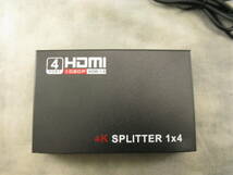 rkキ2-35 4ポート HDMIスプリッター 1080P HDMI1.4 4K SPLITTER 1x4 中古美品　動作確認済_画像5