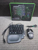 HTき2-1 【中古品】Deluxe Gaming Keyboard and Mouse デラックス ゲーミングキーボード アンド マウス_画像1