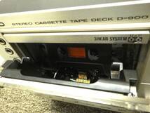 【送料無料】Sh0214-03◯Lo-D ローディ ステレオカセットデッキ D-900 STEREO CASSETTE DECK Hitachi 日立 通電OK ジャンク_画像2