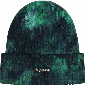 即発送 国内正規 ≪即決 送料無料 ≫ 24SS Supreme Overdyed Beanie Splatter Green シュプリーム オーバーダイド ビーニー ニット帽 帽子