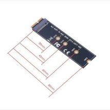 SSD 変換アダプタ MacBook Air Pro 2013-2017 A1465 A1466 A1398 A1502 A1419 対応 M.2 2280 NVMe PCIe !!!_画像3