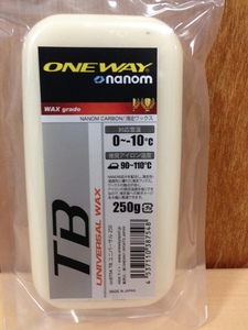 ONEWAY TB オールラウンド 250ｇ On8754 ワックス ワンウェイ 固形 スキー スノボ WAX