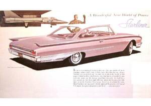 *1960 year. automobile advertisement Ford Star liner 
