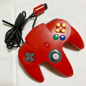 希少 Nintendo 64 レッド コントローラー 任天堂 ニンテンドー 赤 周辺機器 レトロ