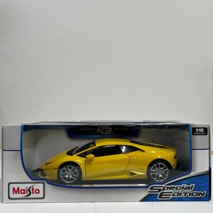 Maisto SE 1/18 Lamborghini Huracan LP610-4 Yellow マイスト スペシャルエディション ランボルギーニ ウラカン ミニカー モデルカー