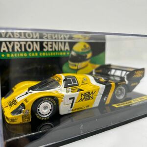LANG 1/43 NEWMAN PORSCHE 956K 1984 #7 Ayrton Senna ニューマン ポルシェ アイルトン・セナ ミニカー モデルカー