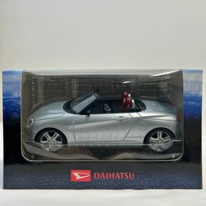 非売品 DAIHATSU ディーラー特注 COPEN Cero ブライトシルバーメタリック ダイハツ コペン セロ カラーサンプル プルバックカー ミニカー