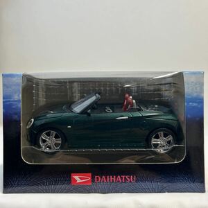 非売品 DAIHATSU ディーラー特注 COPEN Cero ブリティッシュグリーン ダイハツ コペン セロ カラーサンプル プルバックカー ミニカー