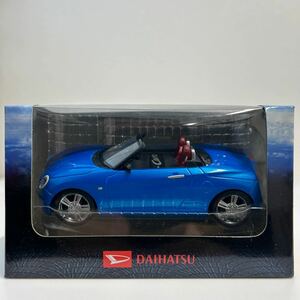 非売品 DAIHATSU ディーラー特注 COPEN Cero クリアブルー ダイハツ コペン セロ カラーサンプル プルバックカー ミニカー