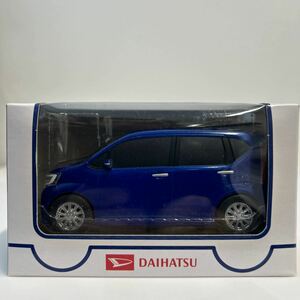 非売品 DAIHATSU ディーラー特注 MOVE CUSTOM ブルー ダイハツ ムーヴカスタム カラーサンプル プルバックカー ミニカー