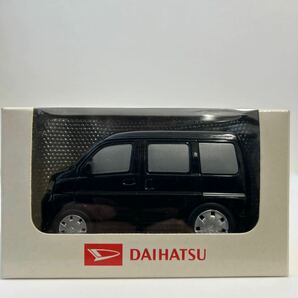 非売品 DAIHATSU ディーラー特注 HIJET CARGO ダイハツ ハイゼットカーゴ ブラック カラーサンプル プルバックカー ミニカーの画像1