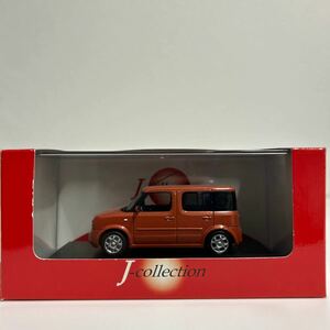 京商 Jコレクション 1/43 NISSAN Cube Z11 Orange 日産キューブ オレンジ ミニカー モデルカー