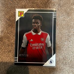 Bukayo Saka - 2022-23 Panini Chronicles premier league soccer - 199シリ - アーセナル Arsenal