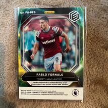 22/23 Panini Chronicles Premier League - Pablo Fornals - Fusion Swatches ジャージ 99シリ - West Ham United_画像2