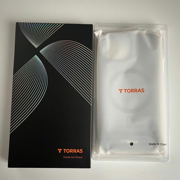 【TORRAS】　iPhone13/14用ケース　ブラック