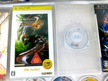 A407★PSP ソフト 18個 MONSTER HUNTER PORTABLE G/初音ミク/ドラボンボールTAG VS/フォトカノ/ハリーポッター/無双OROCHI 他★送料690円〜_画像3