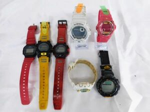 M413★CASIO G-SHOCK Baby-G 7点 DW-003 G-8900A DW-5600E BG-169R 腕時計 まとめて クオーツ★送料550円〜