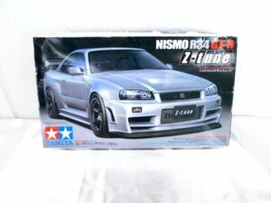 K603★スポーツカー プラモデル NISMO R34 GT-R Z-tune 1/24 TAMIYA ニッサン 未完成品 おもちゃ 玩具 コレクション★送料690円〜