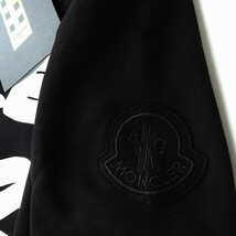 新品8万 モンクレール ジーニアス 2MONCLER 1952上質コットン ブラック スウェット プル[L]_画像2