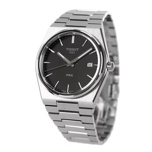ほぼ新品 TISSOT ティソ 腕時計 PRX ピーアールエックス T137.410.11.051.00 PRX クォーツ ウォッチ ブラック文字盤